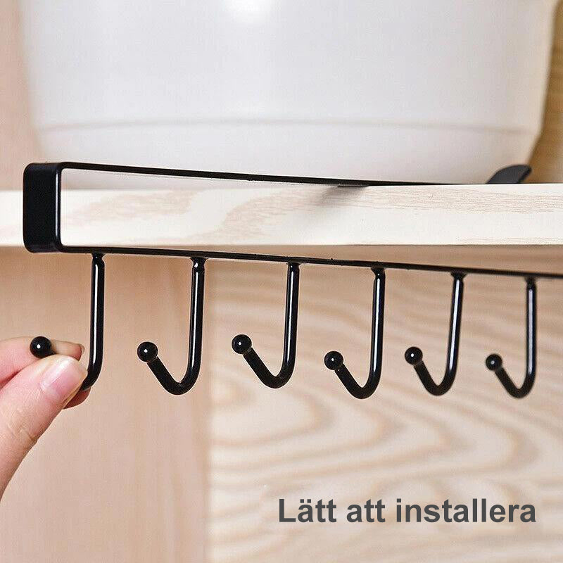 🏠 2 KAUFEN, 1 GRATIS! 🔥 Regal-Unterhänger mit 6 Haken