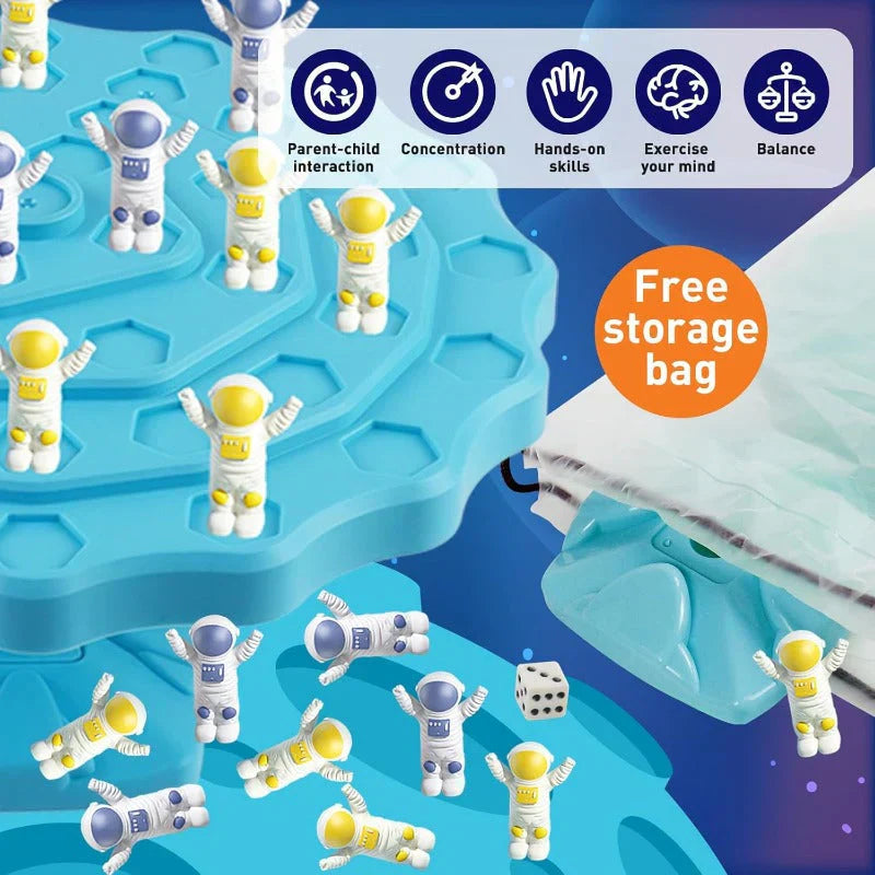 💎 -50% AUF DAS BALANCE SPACEMAN SPIELSET ! 💎 48 Astronauten, Würfel & Drehscheibe für 2 Spieler ✨