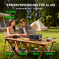 🔋Tragbare Powerstation, 256Wh LiFePO4 Akku, 300W (Max 600W) Solargenerator, <20 ms USV, 100W USB C Ausgang, 3000 Ladezyklen Für Camping Draußen Reisen Notfälle Spieler Festival