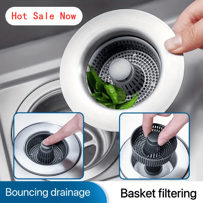 ⏳Begrenzte Zeit 50% Rabatt！！Neues verbessertes Abflusssieb Bounce Core für die Spüle