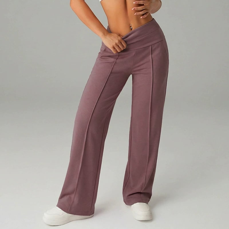 👖 60% RABATT! 💃 Damen Straight-Leg-Hose – Hoher Bund, Bequemer Stretchstoff & Vielseitige Farbauswahl ✨