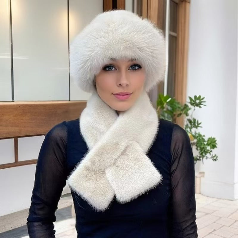 🎅 Festliche Vorratssale🧣👒Perfektes Set: Winterschal & Plüschmütze - Das Wärme-Duo für frostige Tage🎁