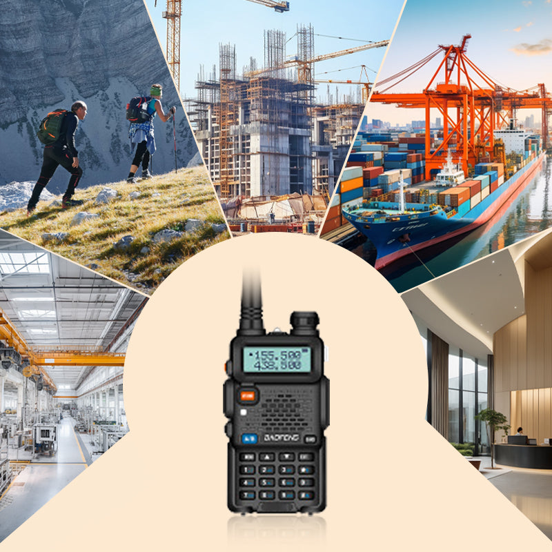 ⏰ Nur jetzt 50 % Rabatt! 🔥📡 UV-5R Amateurfunkgerät für große Entfernungen, UV5R Zwei-Wege-Funkgerät, Dualband-Walkie-Talkie