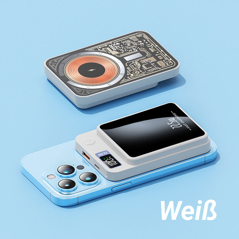 🎁Solange der Vorrat reicht 🔋Tragbare magnetische drahtlose Power Bank