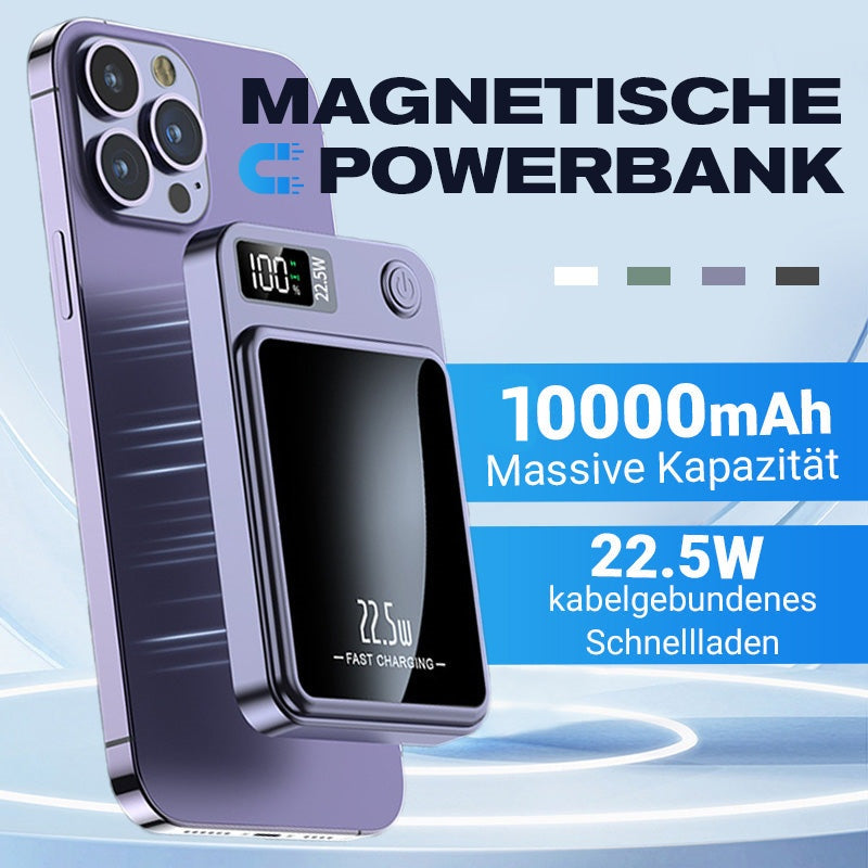 🎁Solange der Vorrat reicht 🔋Tragbare magnetische drahtlose Power Bank