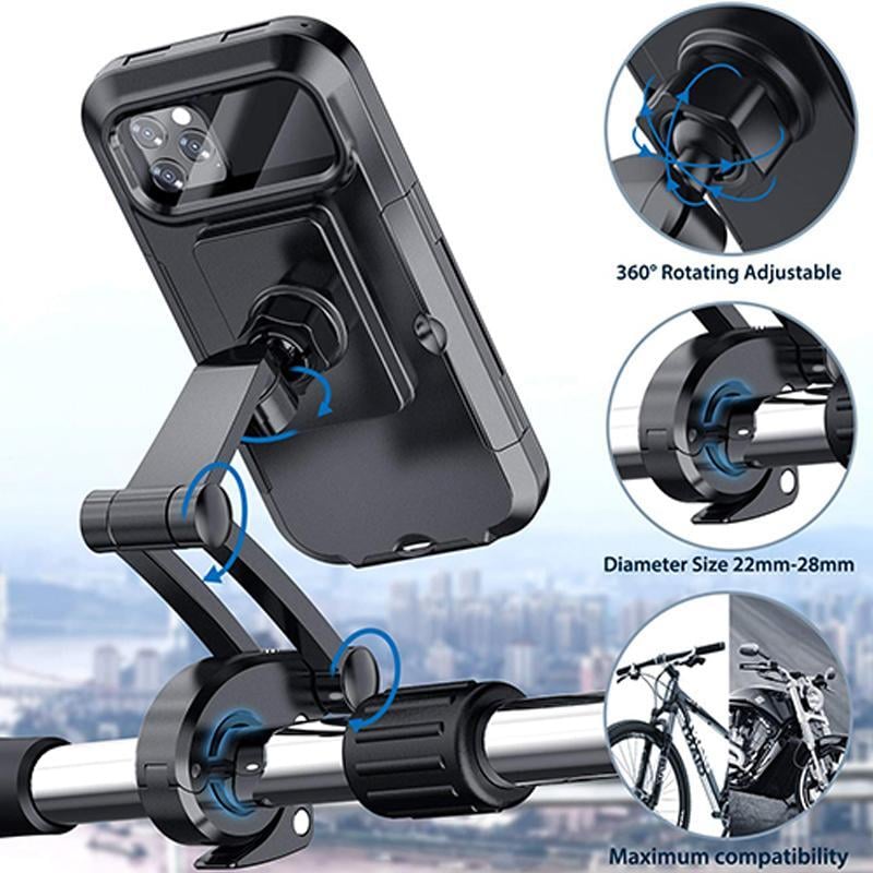 🚴‍♂️💦【Wasserdicht & Stoßfest】Fahrrad-Handyhalter - HALBER PREIS!