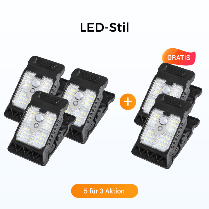 ✨ Jetzt 2 kaufen, 1 gratis erhalten!🌿 Solar-Clip-Leuchte mit Bewegungssensor – Ideal für Garten, Balkon & Terrasse! 🏡