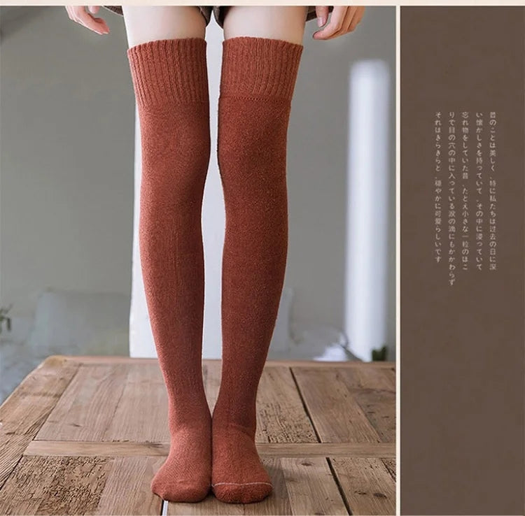 🧦 Über-die-Knie-Thermo-Socken – Warm bis -10℃ durch den Winter!