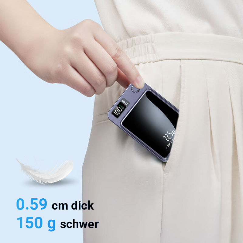 🎁Solange der Vorrat reicht 🔋Tragbare magnetische drahtlose Power Bank