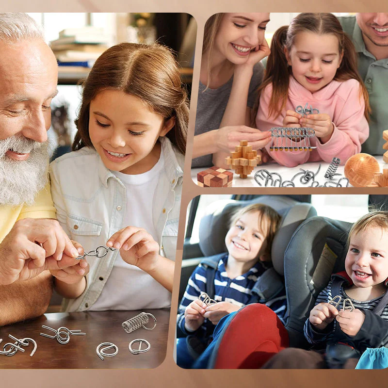 🧠 Zeitlich begrenztes Angebot: 50% RABATT!!!🧠🔠 Metall-Montessori-Denkspiel