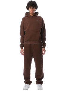 Unisex-Set aus einfarbigen Oversize-Hoodies und Jogginghosen