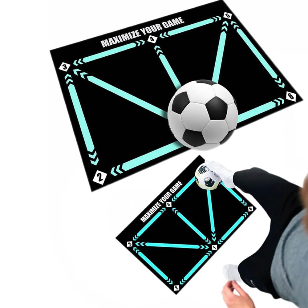 🎅LETZTER TAG DES AUSVERKAUFS 50 % RABATT – ⚽Fußballtrainingsmatte für alle Leistungsstufen, rutschfest und geräuscharm