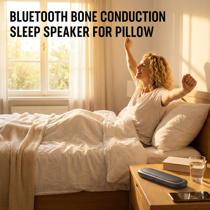 Bluetooth-Knochenschall-Kissenlautsprecher als Einschlafhilfe