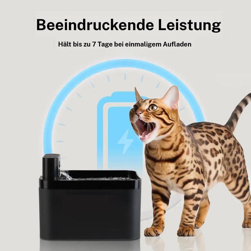 Intelligenter Katzen-Trinkbrunnen mit Bewegungssensor