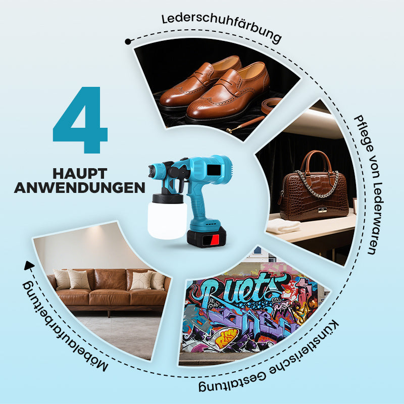 💥 🎨 Kabelloses elektrisches Farbspritzgerät – Schnell, sauber und effizient