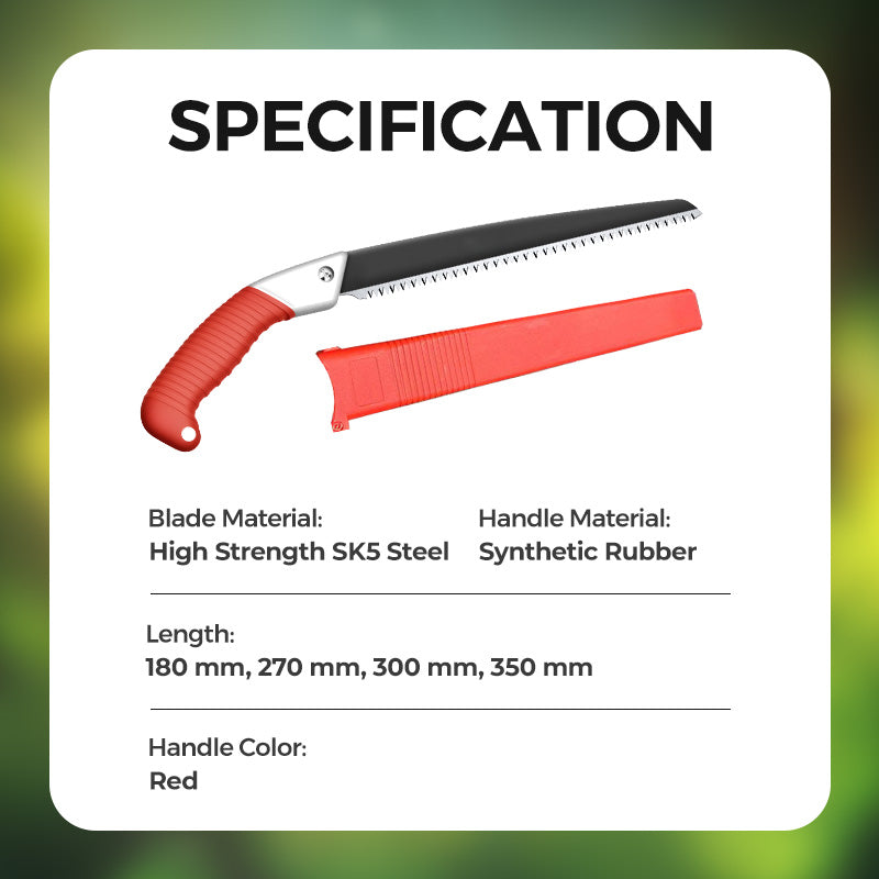 🌿 JETZT 59% RABATT! ⚡ Leichte und scharfe Universalsäge mit Scheide – SK5-Stahl, schneller Schnitt & ergonomischer Griff 🔪