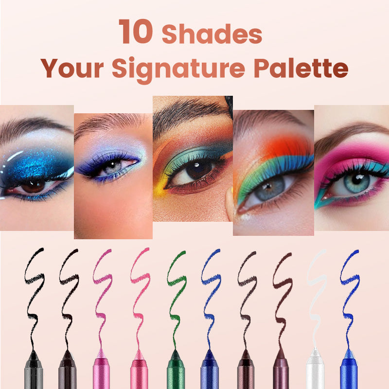 🔥2 kaufen 1 gratis✨10 farbige Eyeliner-Gelstifte