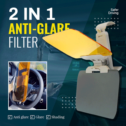 🚗Heißer Verkauf 50% RABATT🎁2-in-1 Blendschutzfilter