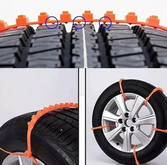 🚗❄️ Rutschfeste Schneeketten – Perfekter Halt bei Eis & Schnee! 🔒👌 Sicheres Fahren, einfache Montage. Ihr Winter-Plus an Sicherheit.
