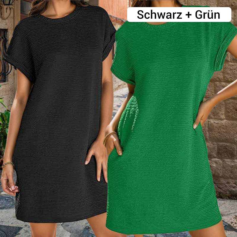 🔥Neu 2026 🔥 💞Lässiges Damenkleid mit Taschen