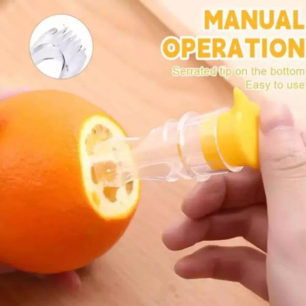🍋 KAUFE 1, ERHALTE 1 GRATIS! 🧃 Zitronenpresse mit Schraubverschluss – Effizient, spritzfrei & leicht zu reinigen – Perfekt für Zitrusfrüchte in der Küche ✨