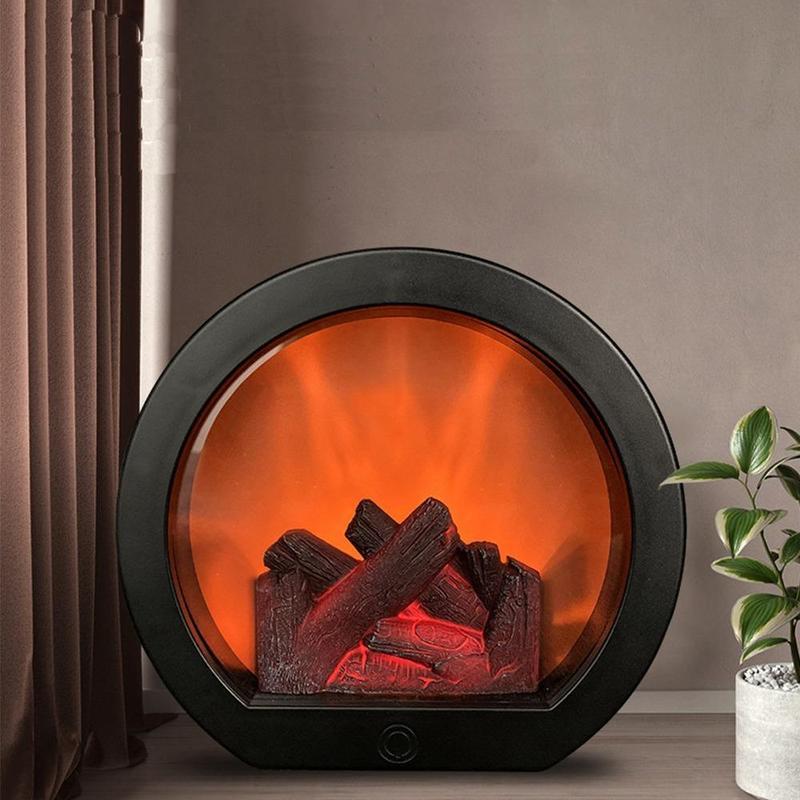 🔥🔥LAST DAY-KAMPANJ - 49% RABATT🔥Flamlös LED-eldstad Dekorativ lanternlampa
