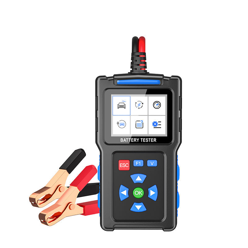 🔋 50% RABATT! ✨ BT100 Autobatterietester - 12V Lasttester mit LCD-Display & Druckfunktion für Fahrzeugdiagnose 🚗⚡