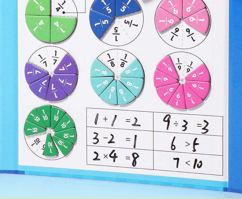 🧩 50% RABATT! 🎨 Magnetisches Bruchpuzzle für Kinder – Fördert Feinmotorik, Buntes Design & Sicheres Spielen ✨