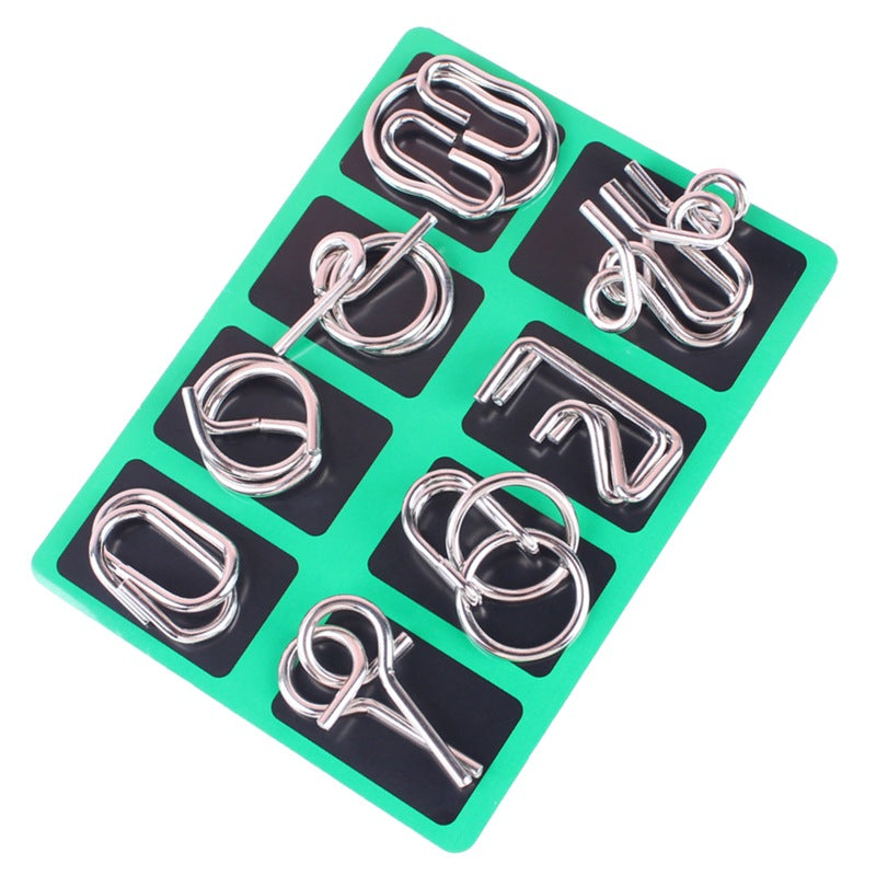 🧠 Zeitlich begrenztes Angebot: 50% RABATT!!!🧠🔠 Metall-Montessori-Denkspiel