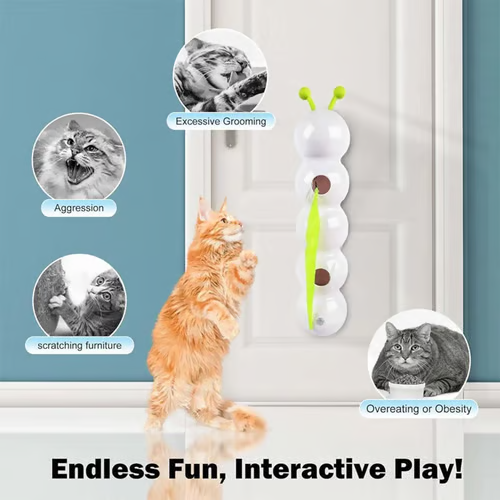 💥2026 Hot Sale🐛Interaktives elektrisches Raupenkatzen-Spielzeug