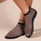 Ultrabequeme, glänzende Gem-Mesh-Flats