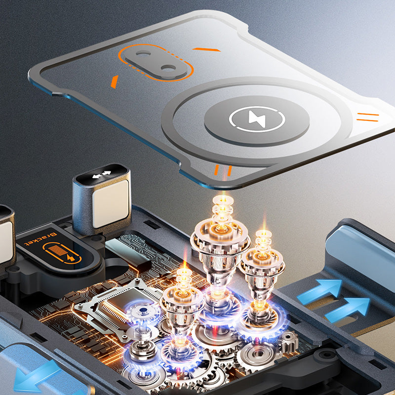 📢📢53 % Rabatt!! ⏰Intelligenter 2-in-1-Autotelefonhalter mit automatischer Drehfunktion und kabellosem Ladegerät⚡