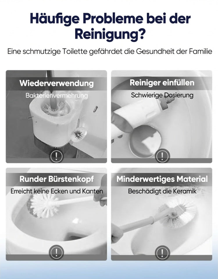 ✨🔥Innovatives Toilettenbürstenset zur Wandmontage🚽