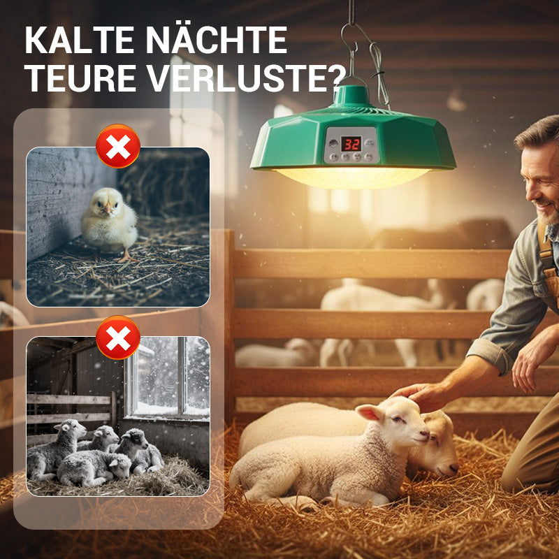 Wärmelampe mit Fernbedienung für die Geflügelhaltung