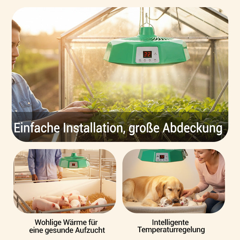 Wärmelampe mit Fernbedienung für die Geflügelhaltung