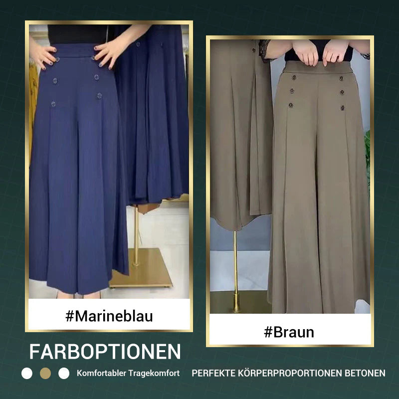 👖 60% RABATT JETZT ! 🔥 Falten-Weitbeinhosen – Schmeichelhafte Silhouette, Bequemer Tragekomfort & Vielseitiger Stil 💃