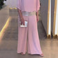 💥💥Elegantes zweiteiliges Set im Colorblock-Stil mit Pailletten
