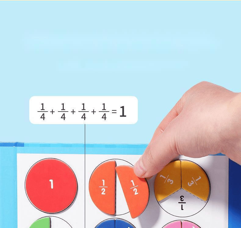 🧩 50% RABATT! 🎨 Magnetisches Bruchpuzzle für Kinder – Fördert Feinmotorik, Buntes Design & Sicheres Spielen ✨