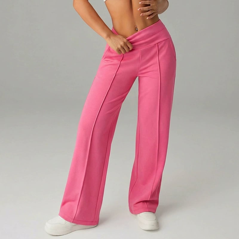 👖 60% RABATT! 💃 Damen Straight-Leg-Hose – Hoher Bund, Bequemer Stretchstoff & Vielseitige Farbauswahl ✨
