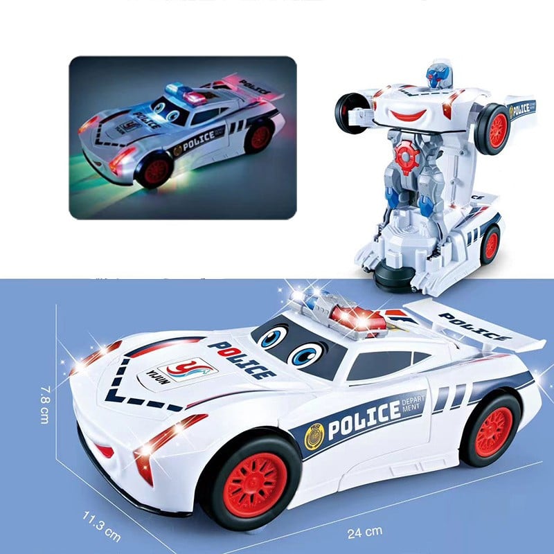 Heißer Verkauf 50% Rabatt🔥Elektrisches Universalverformungs-Polizeispielzeugauto