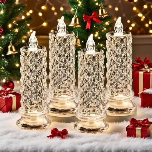 🔥Last Day 49% OFF🎁Set of 4 LED Crystal Candle Lights