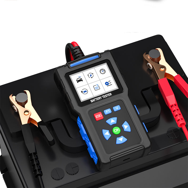 🔋 50% RABATT! ✨ BT100 Autobatterietester - 12V Lasttester mit LCD-Display & Druckfunktion für Fahrzeugdiagnose 🚗⚡