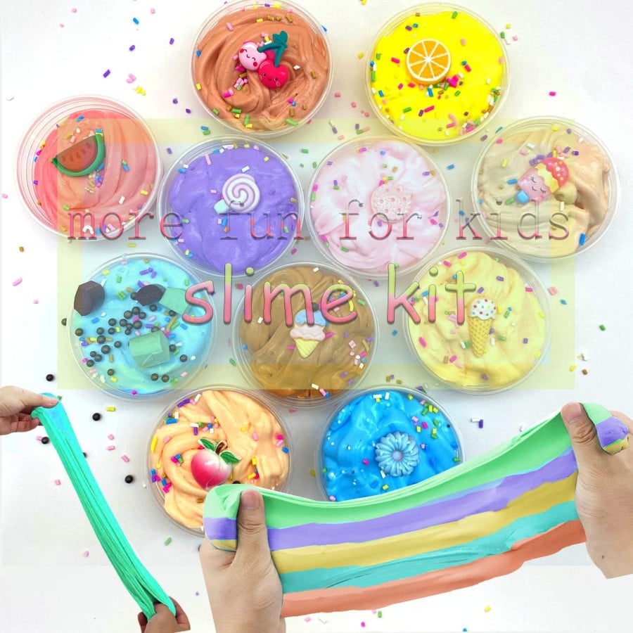 ⏰Weihnachtsangebot: 48 % Rabatt!!🎁Super Clay Slime DIY Weicher & Knetbarer Knete Duftender Sensorischer Knete