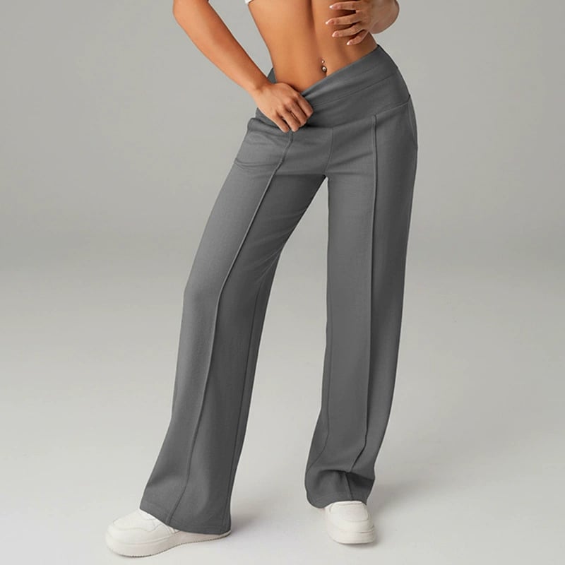 👖 60% RABATT! 💃 Damen Straight-Leg-Hose – Hoher Bund, Bequemer Stretchstoff & Vielseitige Farbauswahl ✨