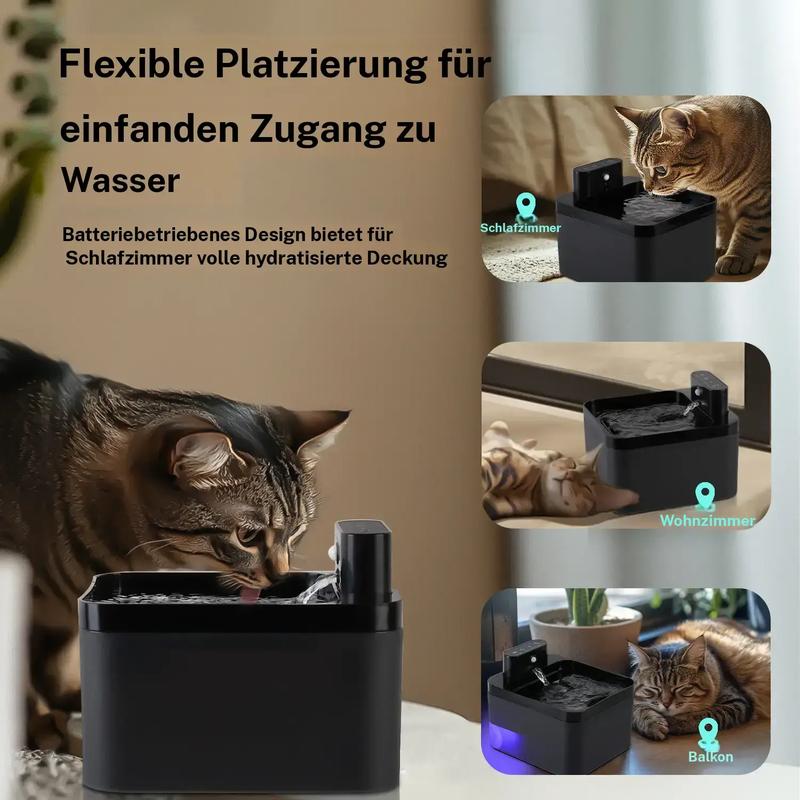 Intelligenter Katzen-Trinkbrunnen mit Bewegungssensor