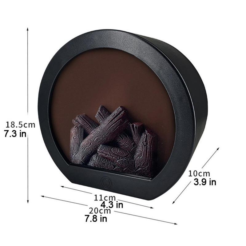 🔥🔥LAST DAY-KAMPANJ - 49% RABATT🔥Flamlös LED-eldstad Dekorativ lanternlampa