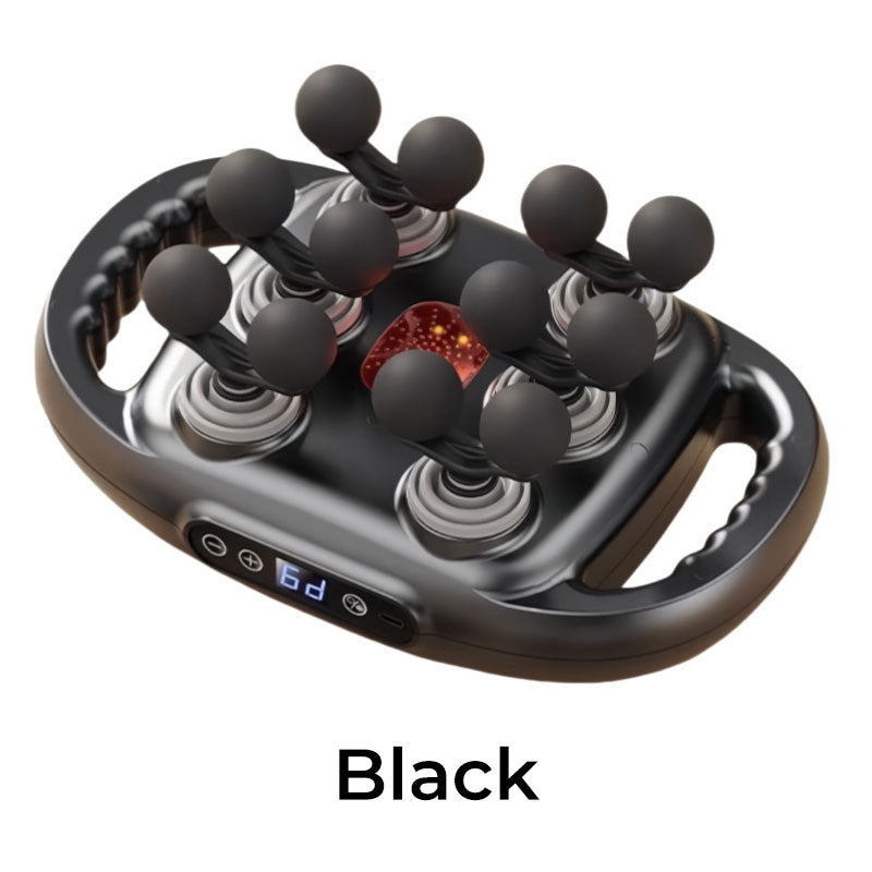 🔥Weihnachtsverkauf – bis zu 50 % Rabatt🎅Multifunktionale, automatische Massagepistole mit 12 Köpfen