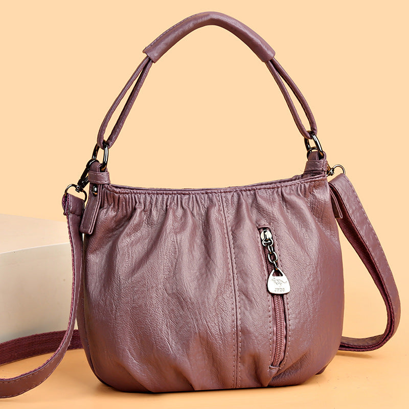 👜 60% RABATT! 💼 Damen Plissee-Handtasche – Weiches Material, Mehrere Tragemöglichkeiten & Stilsicher ✨