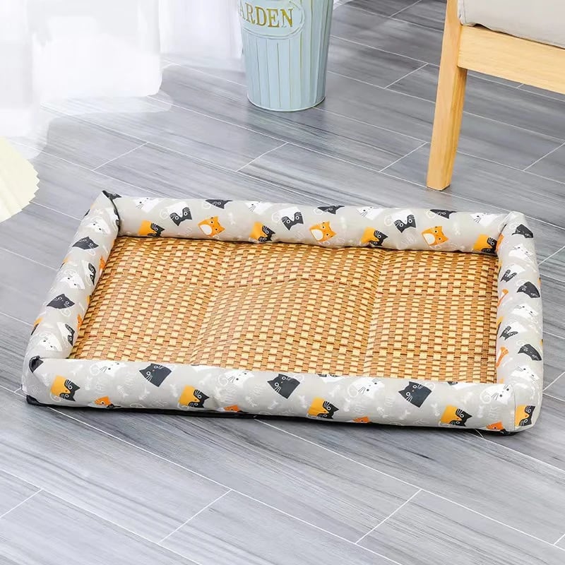 Eis-Rattan-Kühlbett für Katzen/Hunde