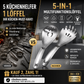 🥄 50% RABATT! 🍳 Multifunktionaler Edelstahl-Küchenlöffel – Vielseitig, robust & leicht zu reinigen – Ideal für Kochen, Servieren & Abtropfen ✨